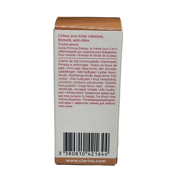 3/$20đâClarins Extra-Firming Energy Radiance Boosting Wrinkle Control Day Cream - Picture 9 of 10